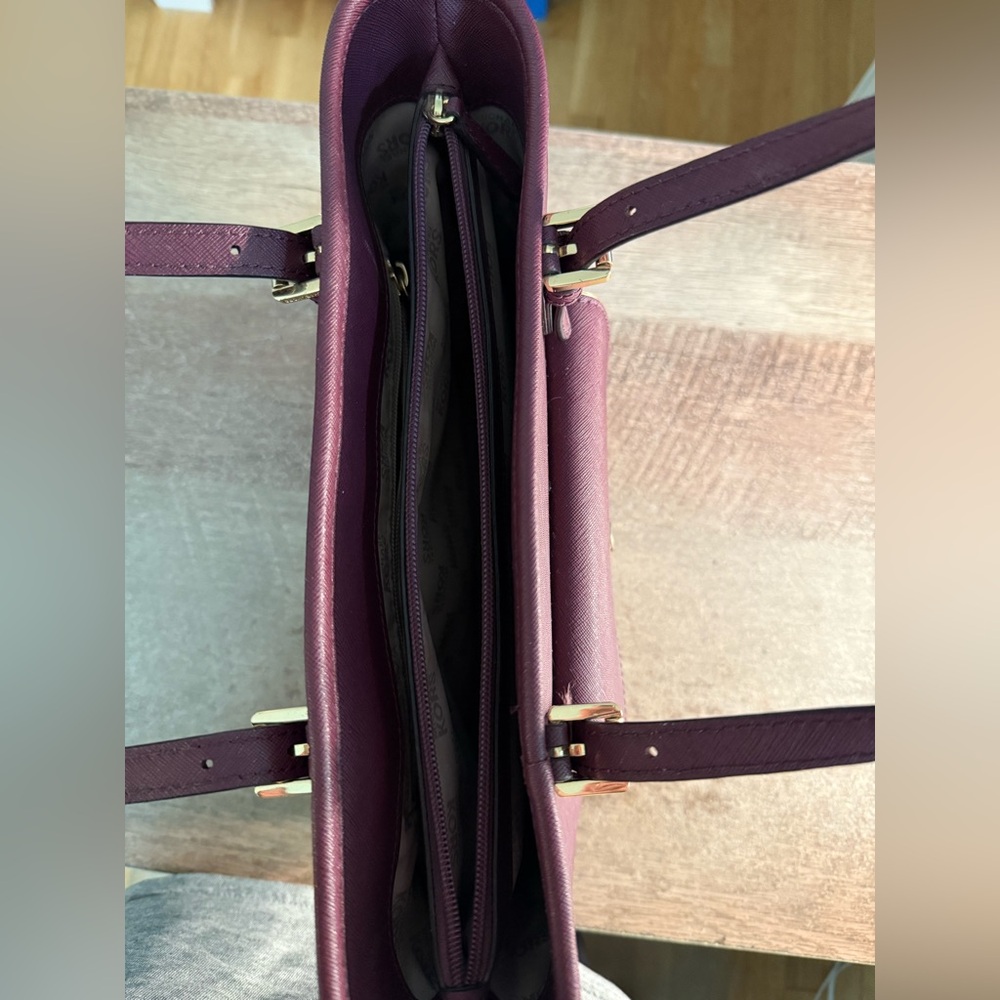 Michael Kors Burgundy Purse - Picture 2 of 5